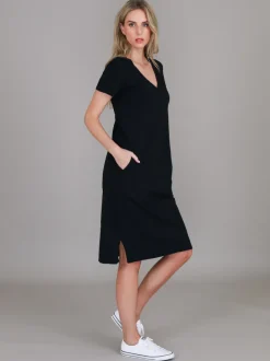 3rd Story Heidi V Neck Dress< Short Sleeve Dress