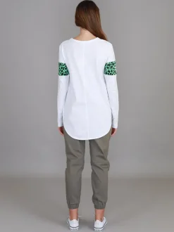 3rd Story Holland Leopard Star Long Sleeve T Shirt< Long Sleeves