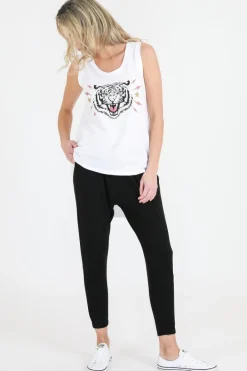 3rd Story Isabelle Tiger Bolt Tank Top< Tanks