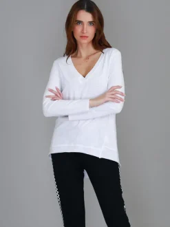 3rd Story Isla V Neck T Shirt< Long Sleeves