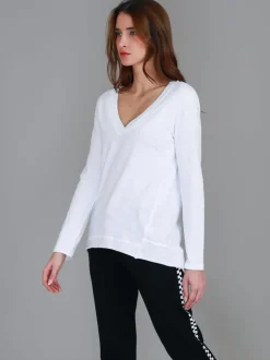 3rd Story Isla V Neck T Shirt< Long Sleeves