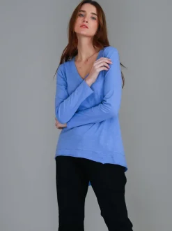 3rd Story Isla V Neck T Shirt< Long Sleeves