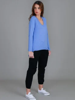 3rd Story Isla V Neck T Shirt< Long Sleeves