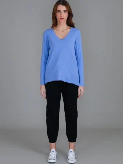 3rd Story Isla V Neck T Shirt< Long Sleeves