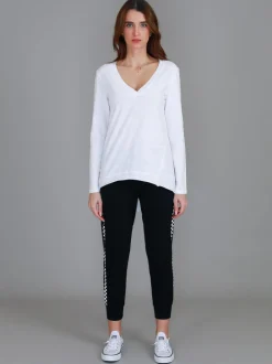 3rd Story Isla V Neck T Shirt< Long Sleeves