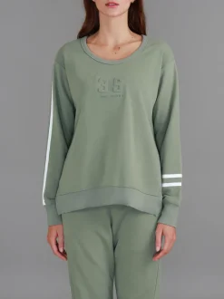 3rd Story Jamie Two-Stripes Print Sweatshirt< Sweatshirts|Sweatshirts