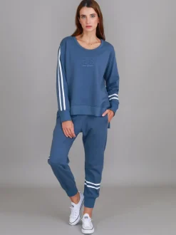 3rd Story Jamie Two-Stripes Print Sweatshirt< Sweatshirts|Sweatshirts