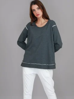 3rd Story Jasmine Side Zip Sweatshirt< Sweatshirts|Sweatshirts