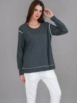3rd Story Jasmine Side Zip Sweatshirt< Sweatshirts|Sweatshirts