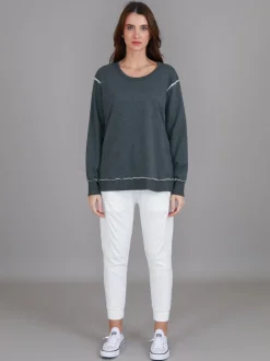 3rd Story Jasmine Side Zip Sweatshirt< Sweatshirts|Sweatshirts