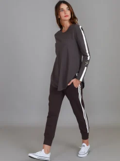 3rd Story Junee Banded Star Long Sleeve T Shirt< Long Sleeves