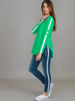 3rd Story Junee Curved Hem T Shirt< Long Sleeves