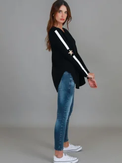 3rd Story Junee Curved Hem T Shirt< Long Sleeves