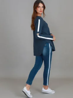 3rd Story Junee Curved Hem T Shirt< Long Sleeves