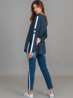 3rd Story Junee Curved Hem T Shirt< Long Sleeves