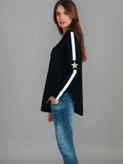 3rd Story Junee Curved Hem T Shirt< Long Sleeves