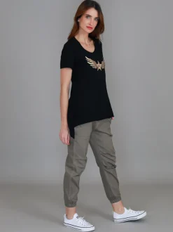 3rd Story Kassy Winged Star S/S Tee< Short Sleeves