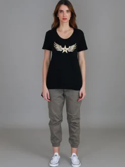 3rd Story Kassy Winged Star S/S Tee< Short Sleeves