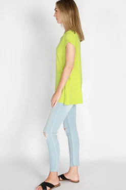 3rd Story Kelly Rolled Sleeve T Shirt< Short Sleeves