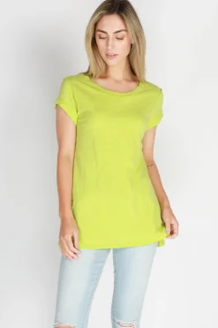 3rd Story Kelly Rolled Sleeve T Shirt< Short Sleeves