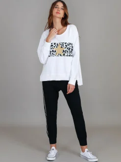 3rd Story Kerrie Leopard Band Sweatshirt< Sweatshirts|Sweatshirts