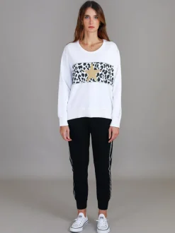 3rd Story Kerrie Leopard Band Sweatshirt< Sweatshirts|Sweatshirts