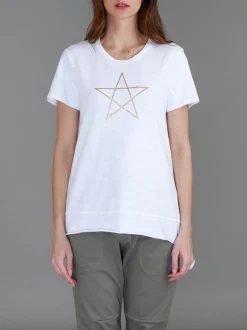 3rd Story Krystal Gold Star S/S Tee< Short Sleeves