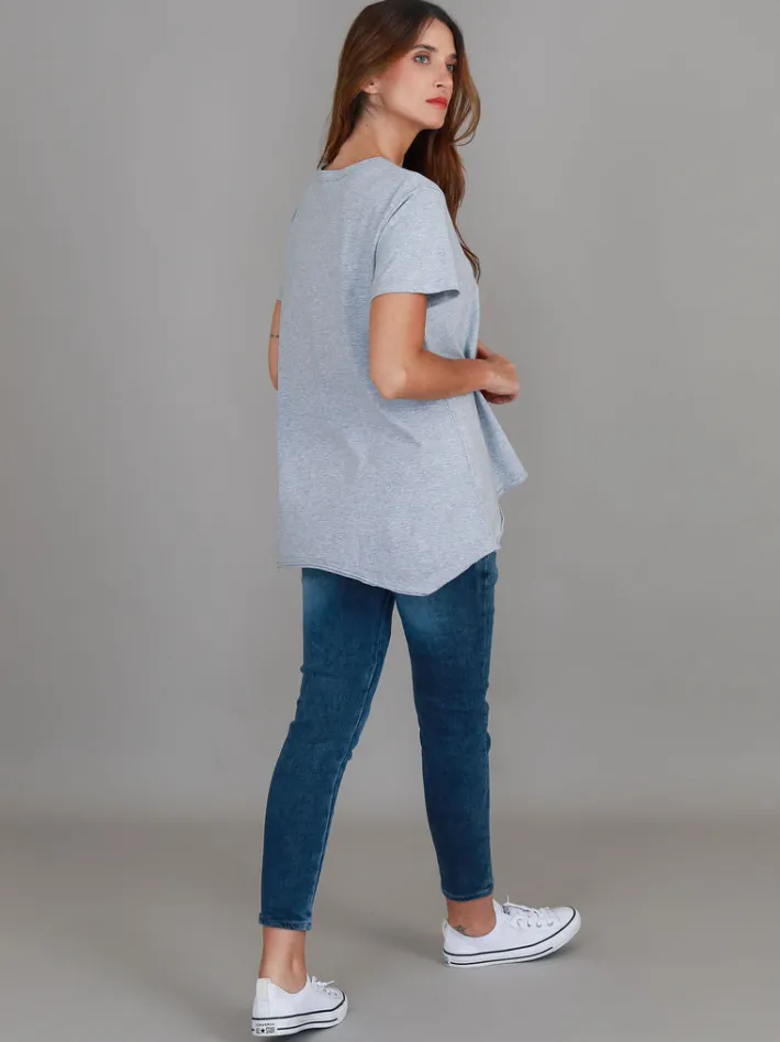 3rd Story Leane 3S Wing Print T Shirt< Short Sleeves
