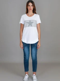 3rd Story Lily Star T Shirt< Short Sleeves