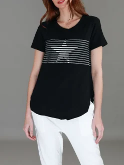 3rd Story Lily Star T Shirt< Short Sleeves