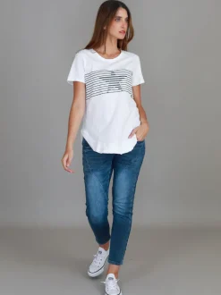 3rd Story Lily Star T Shirt< Short Sleeves