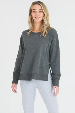 3rd Story London Side Split Sweatshirt< Sweatshirts|Sweatshirts