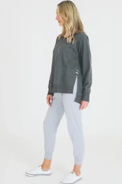 3rd Story London Side Split Sweatshirt< Sweatshirts|Sweatshirts