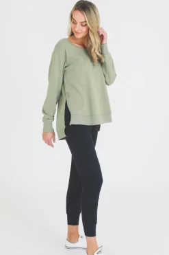 3rd Story London Side Split Sweatshirt< Sweatshirts|Sweatshirts
