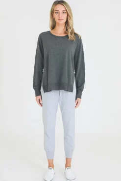 3rd Story London Side Split Sweatshirt< Sweatshirts|Sweatshirts