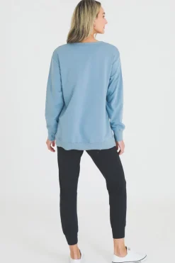 3rd Story London Side Split Sweatshirt< Sweatshirts|Sweatshirts