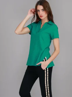 3rd Story Lulu Polo T Shirt< Short Sleeves