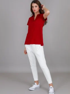 3rd Story Lulu Polo T Shirt< Short Sleeves
