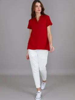 3rd Story Lulu Polo T Shirt< Short Sleeves