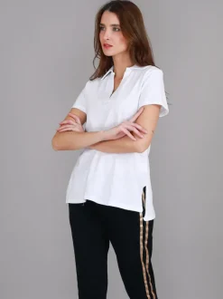 3rd Story Lulu Polo T Shirt< Short Sleeves