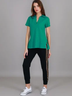 3rd Story Lulu Polo T Shirt< Short Sleeves