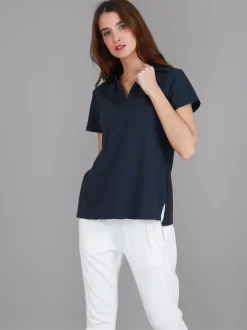 3rd Story Lulu Polo T Shirt< Short Sleeves