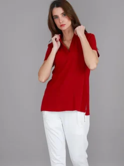 3rd Story Lulu Polo T Shirt< Short Sleeves