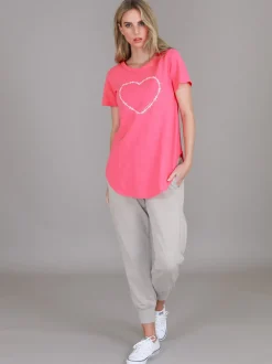 3rd Story Mabel Heart T Shirt< Short Sleeves