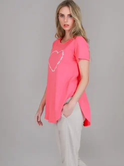 3rd Story Mabel Heart T Shirt< Short Sleeves