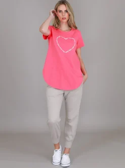 3rd Story Mabel Heart T Shirt< Short Sleeves