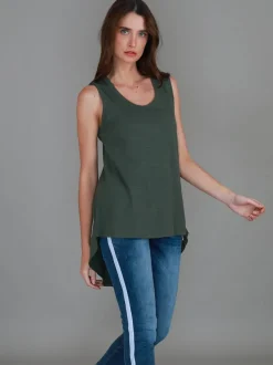 3rd Story Madison Hi Lo Hem Tank Top< Tanks