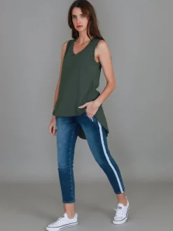 3rd Story Madison Hi Lo Hem Tank Top< Tanks