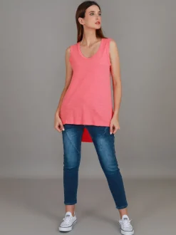 3rd Story Madison Hi Lo Hem Tank Top< Tanks