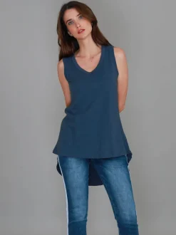 3rd Story Madison Hi Lo Hem Tank Top< Tanks